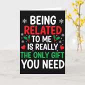 Being Related To Me Is Really The Only You Need Kaart (Gele Bloem)