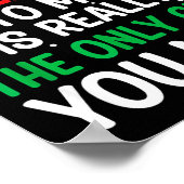 Being Related To Me Is Really The Only You Need Poster (Hoek)