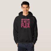 Being Skinny Is Not A Flex Hoodie (Voorkant volledig)