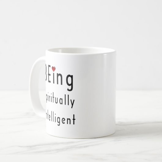 BEing Spiritally Intelligent Koffiemok (Voorkant links)