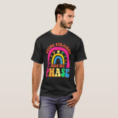 Being Straight Was My Phase Groovy LGBT Pride Mont T-shirt (Voorkant volledig)