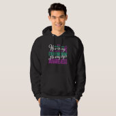Being Strong Is The Only Choice Fibromyalgia Aware Hoodie (Voorkant volledig)