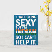 Being Y Indian Funny India Kaart (Gele Bloem)