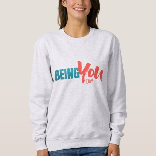 Being You Day - shirt met lange mouwen (Voorkant)