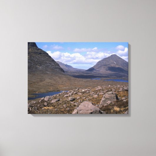 Beinn an Eionn Scotland Canvas Afdruk (Voorkant)