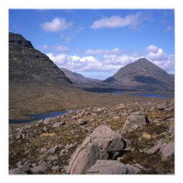 Beinn an Eionn Scotland Foto Afdruk