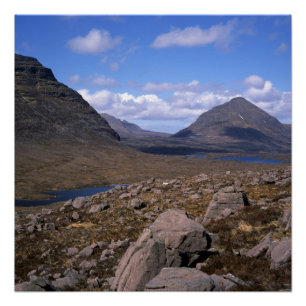 Beinn an Eionn Scotland Perfect Poster