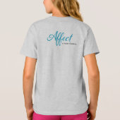 Beïnvloed Kinder T-shirt "van het Werk" (Achterkant)