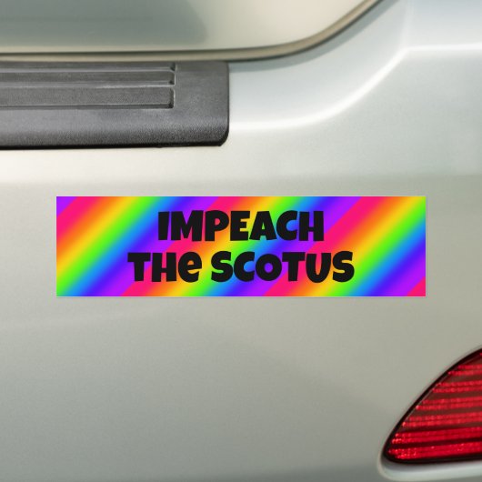 BEÏNVLOEDING VAN DE SCOTUS BUMPERSTICKER (Op auto)