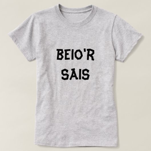 Beio'r Sais I Blame the English T-shirt (Design voorkant)