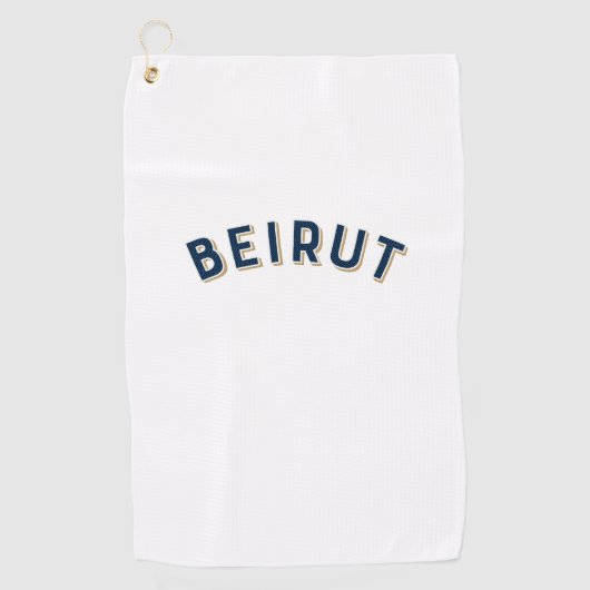 Beiroet,  Arch in Libanon Golfhanddoek (Voorkant)