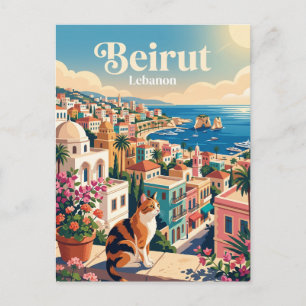 Beiroet Libanon Briefkaart