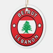 Beiroet Libanon Keramisch Ornament (Links)