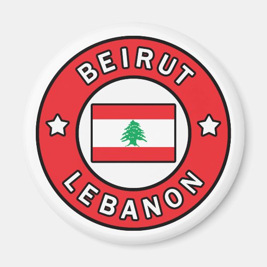 Beiroet Libanon Magneet (Voorkant)