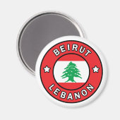 Beiroet Libanon Magneet (Voorkant / Achterkant)