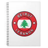 Beiroet Libanon Notitieboek (Voorkant)