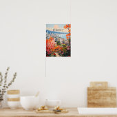 Beiroet Libanon Reizen Stad Esthetiek Poster (Keuken)