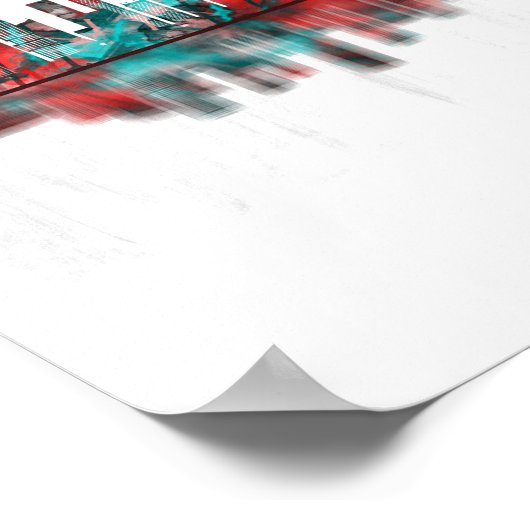 Beiroet Libanon Skyline Poster (Hoek)