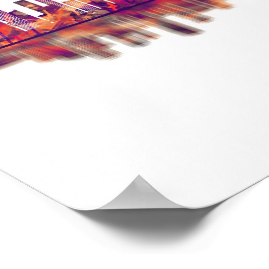 Beiroet Libanon Skyline Poster (Hoek)