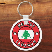Beiroet Libanon Sleutelhanger (Voorkant)