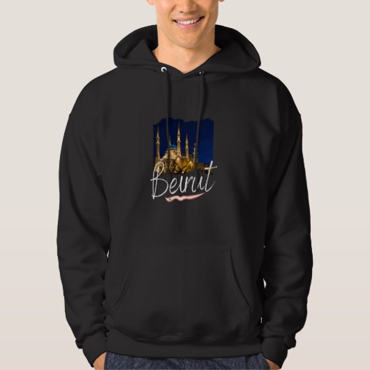 Beiroet Libanon Souvenir Beiroet Hoodie (Voorkant)