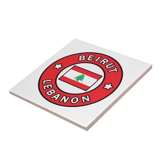 Beiroet Libanon Tegeltje (Zijkant)