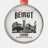 Beiroet Metalen Ornament (Voorkant)