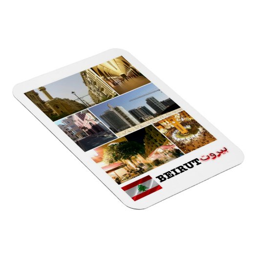 Beiroet - Mozaïek - Libanon - Magnet Magneet (Rechterzijde)