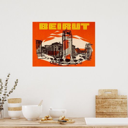 BEIRUT POSTER (Keuken)