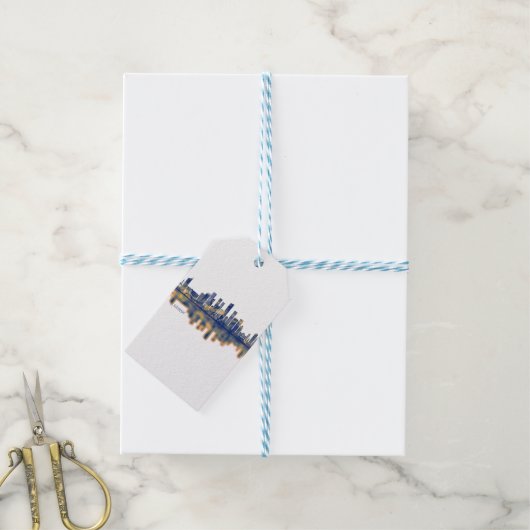 Beirut Skyline Cadeaulabel (Met Touw)