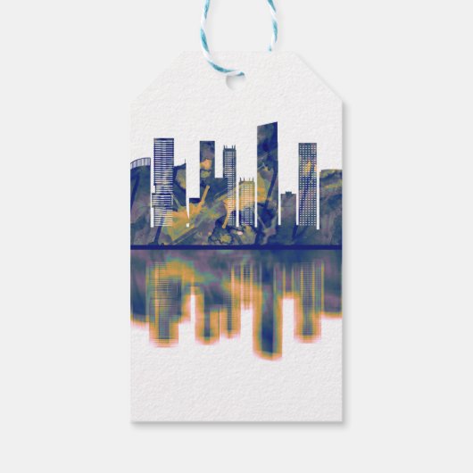 Beirut Skyline Cadeaulabel (Achterkant)