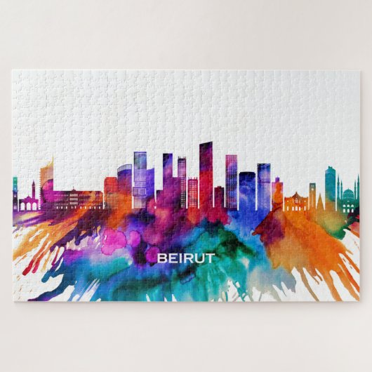 Beirut Skyline Legpuzzel (Horizontaal)