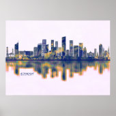 Beirut Skyline Poster (Voorkant)