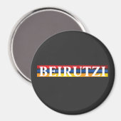 Beirutzi Magneet (Voorkant / Achterkant)
