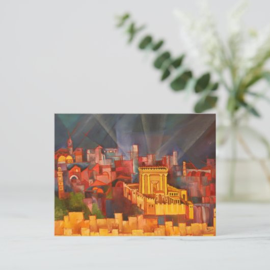 Beit Hamikdash Briefkaart (Staand voorkant)