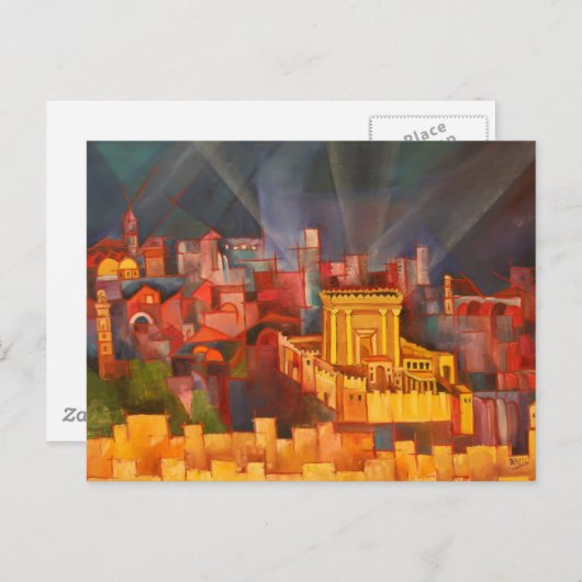 Beit Hamikdash Briefkaart (Voorkant / Achterkant)