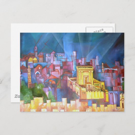 Beit Hamikdash Briefkaart (Voorkant / Achterkant)