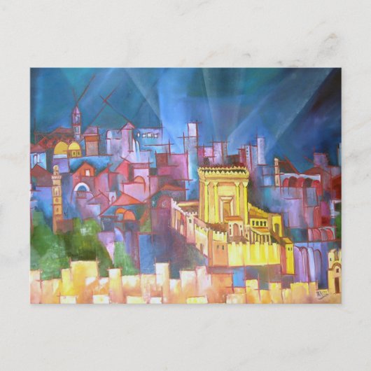 Beit Hamikdash Briefkaart (Voorkant)