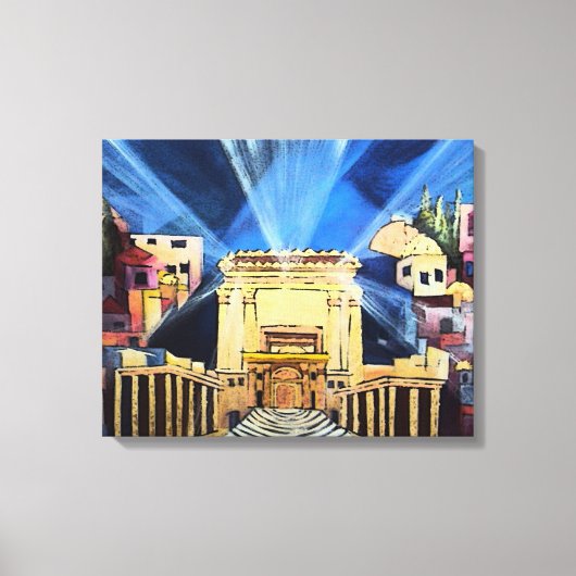 Beit Hamikdash Canvas Afdruk (Voorkant)