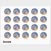Beit Hamikdash Ronde Sticker (Vel)