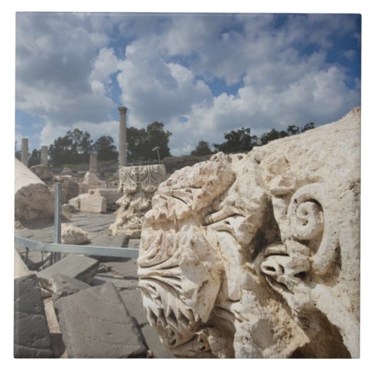 Beit she-An National Park, Roman-era ruïnes Tegeltje (Voorkant)