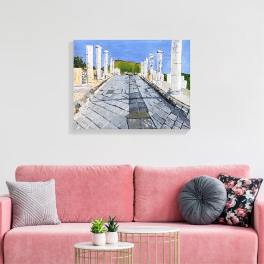 Beit She'an Canvas Afdruk (Insitu (Woonkamer))