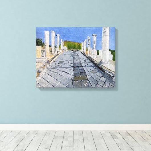 Beit She'an Canvas Afdruk (Insitu (Houten vloer))