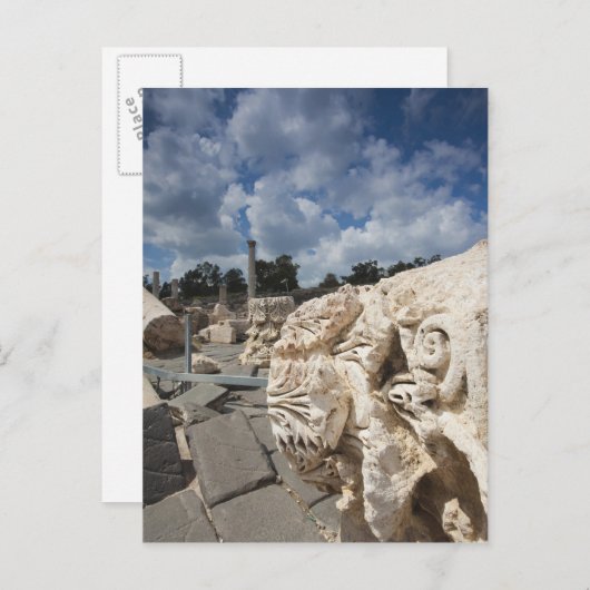 Beit zij-An National Park, Roman era ruïnes Briefkaart (Voorkant / Achterkant)