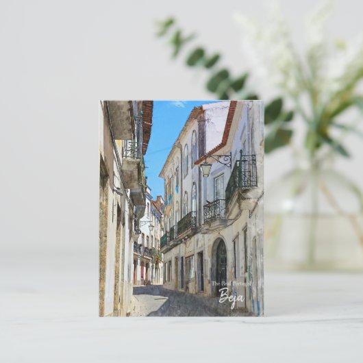 Beja - Het echte Portugal Briefkaart (Staand voorkant)