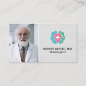 Bejaarde arts | Ziekenhuisafdeling Visitekaartje (Voorkant)