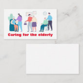 Bejaardenzorg Visitekaartje (Voorkant / Achterkant)