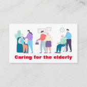 Bejaardenzorg Visitekaartje (Voorkant)