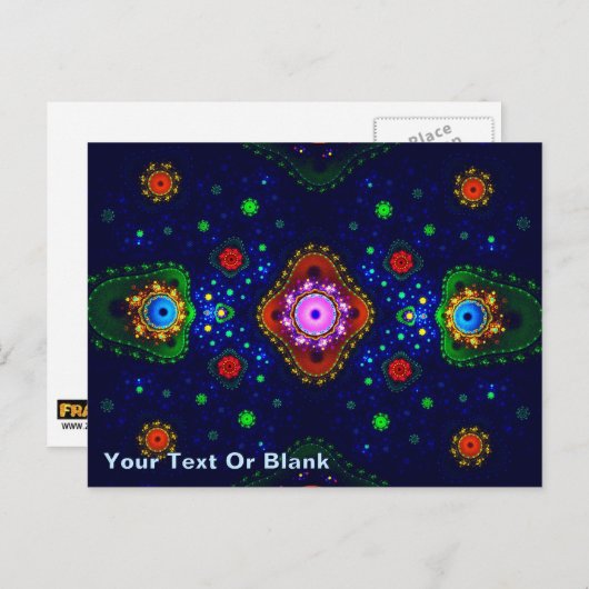 Bejeweld Briefkaart (Voorkant / Achterkant)