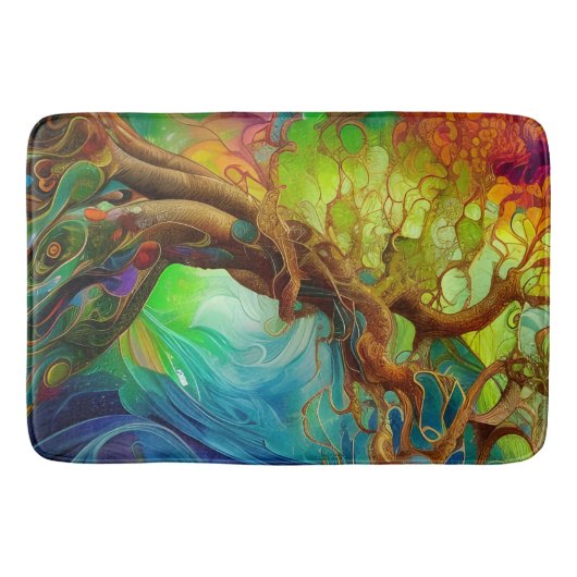 Bejewelde boom badmat (Voorkant)